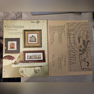 San Francisco California Counted Cross Stitch Charts